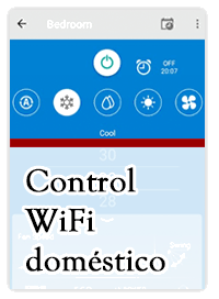 App control wifi doméstico para aire acondicionado
