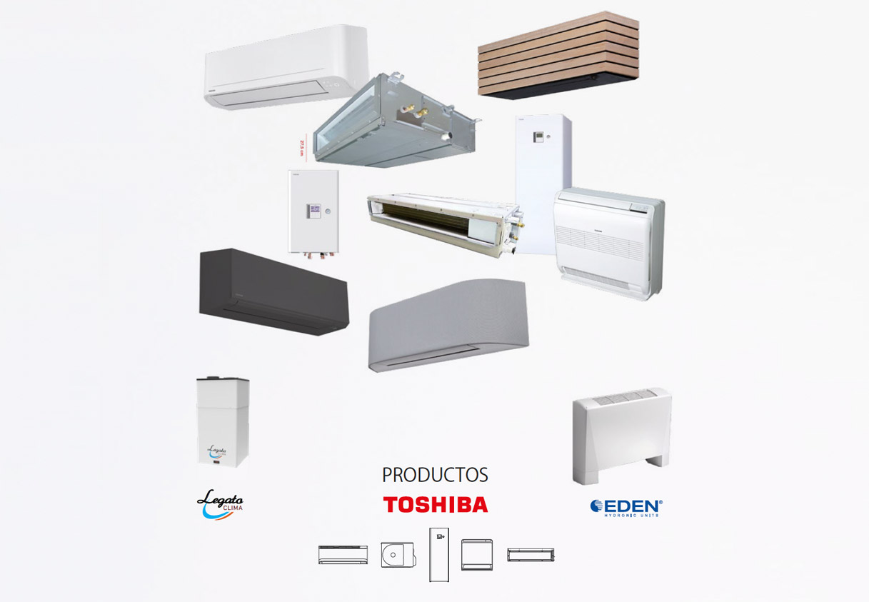 productos toshiba climatización