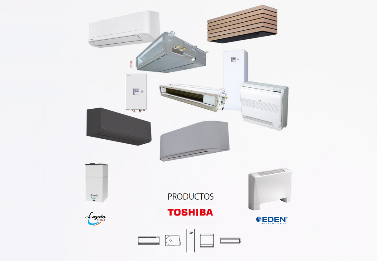 productos toshiba climatización